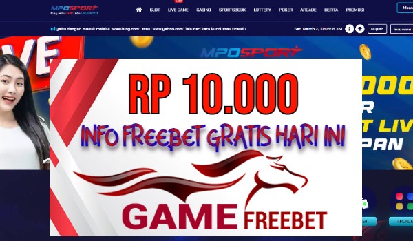 Mposport Game Freebet Rp 10.000 Tanpa Deposit