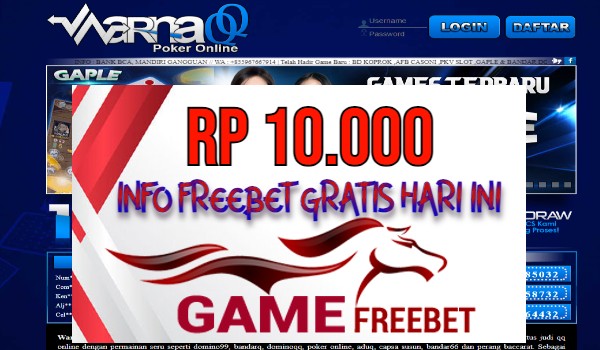 Warnaqq Game Freebet Rp 10.000 Tanpa Deposit