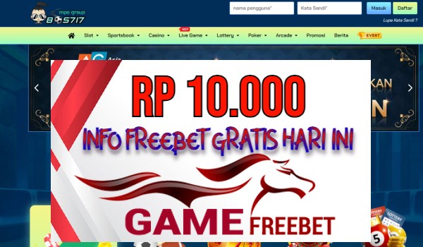 Bos717 Game Freebet Rp 10.000 Tanpa Deposit