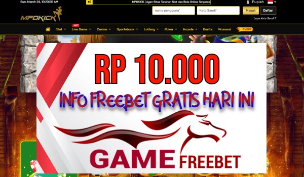 Mpokick Game Freebet Rp 10.000 Tanpa Deposit