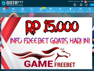Dota777 Game Freebet Rp 15.000 Tanpa Deposit
