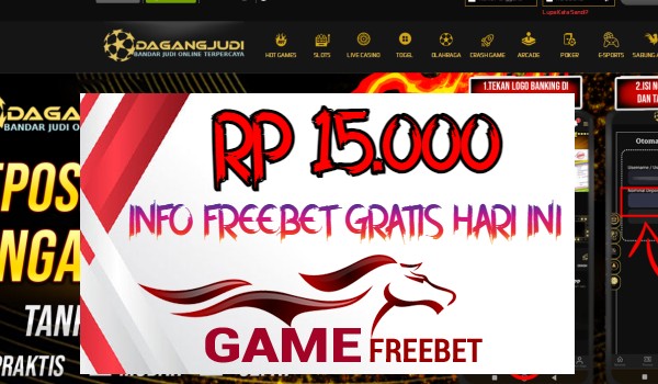 Dagangjudi Game Freebet Rp 15.000 Tanpa Deposit