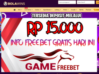 Bolawins Game Freebet Rp 15.000 Tanpa Deposit