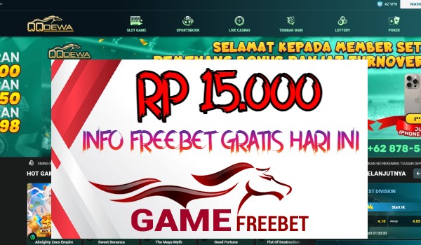 QQdewa Game Freebet Rp 15.000 Tanpa Deposit