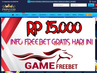 Prince88 Game Freebet Rp 15.000 Tanpa Deposit