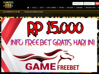 Pelangitoto888 Game Freebet Rp 15.000 Tanpa Deposit