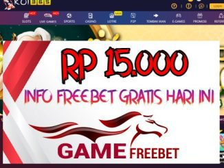 Koi365 Game Freebet Rp 15.000 Tanpa Deposit