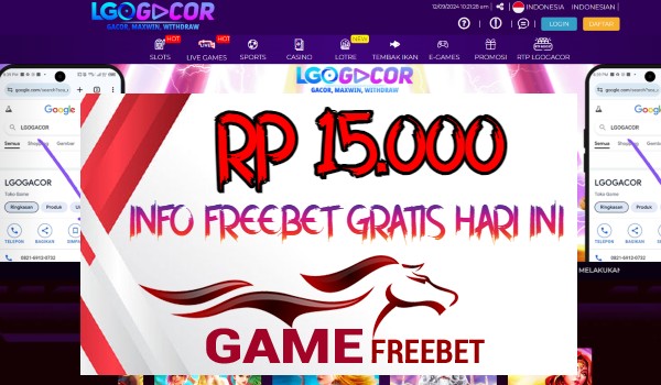 Lgogacor Game Freebet Rp 15.000 Tanpa Deposit