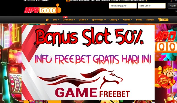 Mpo500 Bonus Slot 50% Khusus New Member