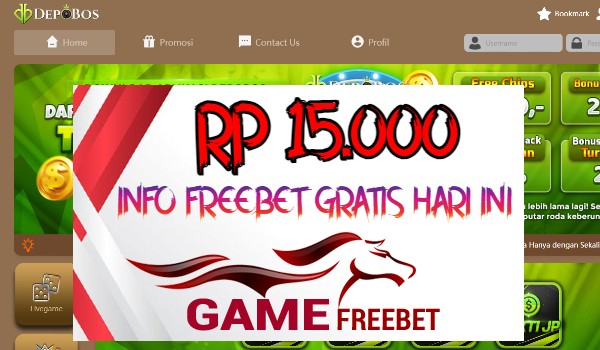 Depobos Game Freebet Rp 15.000 Tanpa Deposit