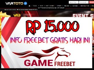 Vartoto Game Freebet Rp 15.000 Tanpa Deposit