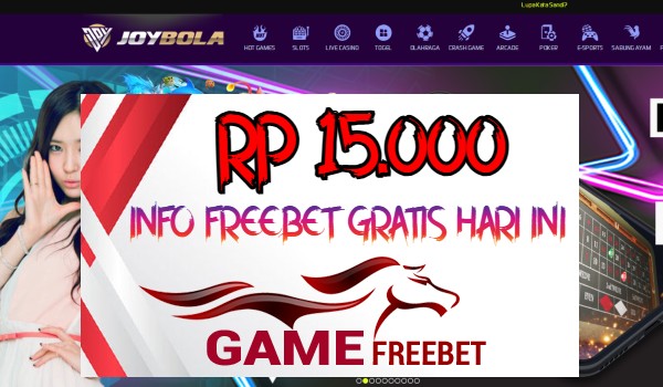 Joybola Game Freebet Rp 15.000 Tanpa Deposit