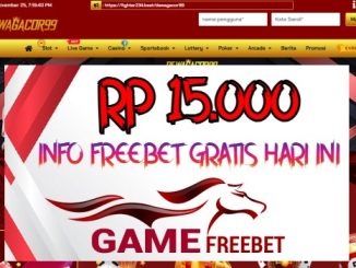 Dewagacor99 Game Freebet Rp 15.000 Tanpa Deposit