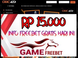 Obc4d Game Freebet Rp 15.000 Tanpa Deposit