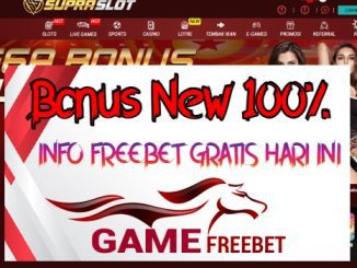 Supraslot Bonus 100% Khusus New Member