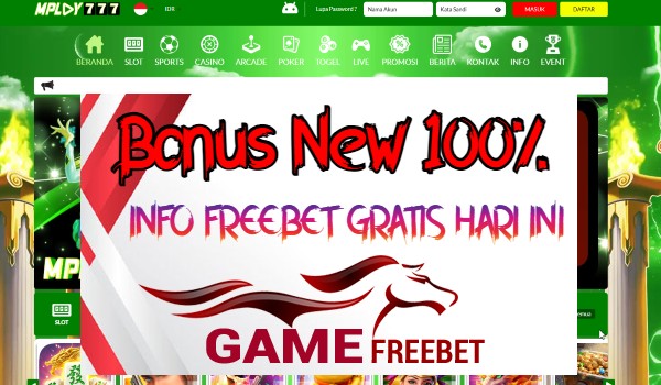 MPLAY777 Bonus 100% Khusus New Member
