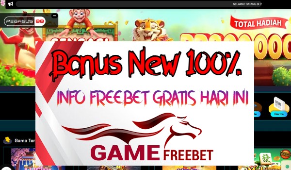 Pegaasus88 Bonus 100% Khusus New Member