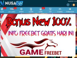 Nusa188 Bonus 100% Khusus New Member
