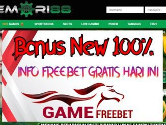 MEMORI88 Bonus 100% Khusus New Member