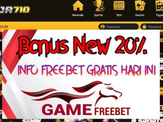 RAJA710 Bonus 20% Khusus New Member