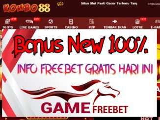 KOMBO88 Bonus 100% Khusus New Member