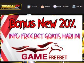 JURAGAN62 Bonus 20% Khusus New Member