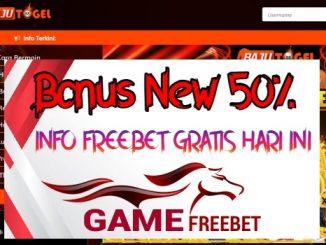 BAJUTOGEL Bonus 50% Khusus New Member
