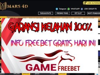 MARS4D Bonus Garansi Kelahan 100% New Member