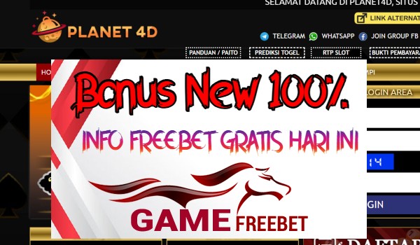 PLANET4D Bonus 100% Khusus New Member